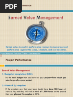 Project Management - Earned Value Management - Primavera P6