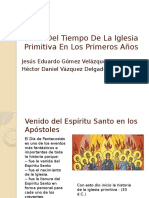 Línea Del Tiempo de La Iglesia Primitiva