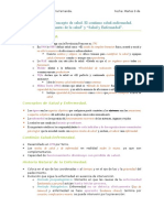 Concepto de Salud - Salud Pública