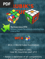 Solving Rubik's Cube: 8 Key Algorithms | PDF | Teaching Mathematics