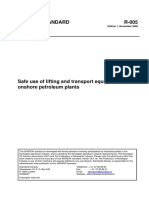 R-005 1st 2008 Safe Use of Lifting and Transport Equipment in Onshore Petroleum Plants