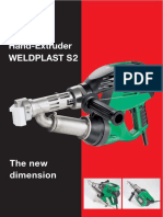 Extruderul Manual Weldplast S2