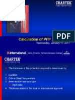 7.3 Calculation of PFP Thickness