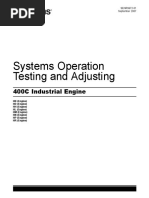 Systems Operation Testing and Adjusting: 400C Industrial Engine