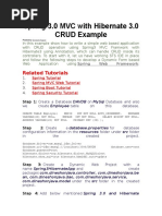 Spring 3.0 MVC With Hibernate 3.0 CRUD Example
