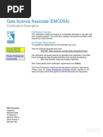 E20-007 Data Science and Big Data Analytics (EMCDSA)