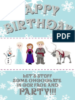 Frozen Party Printables Silver