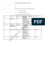 Quarterly Return of Foreign Fund