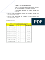 Tabela de Concatenação de Vc's