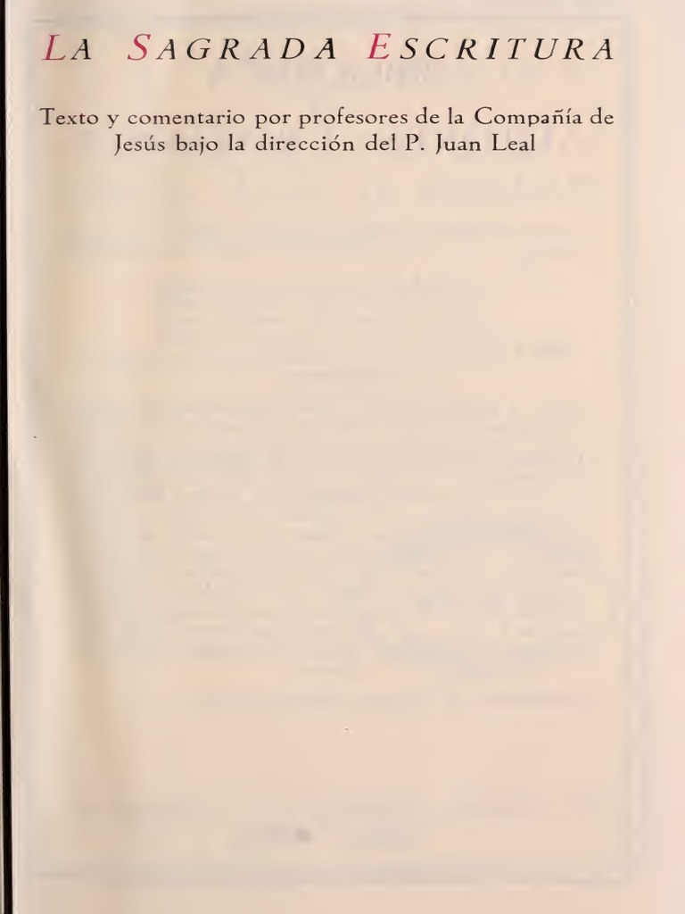 La Sagrada Escritura Nuevo Testamento Profesores de La Compañia de Jesus BAC II CswKF5sbAp8 PDF