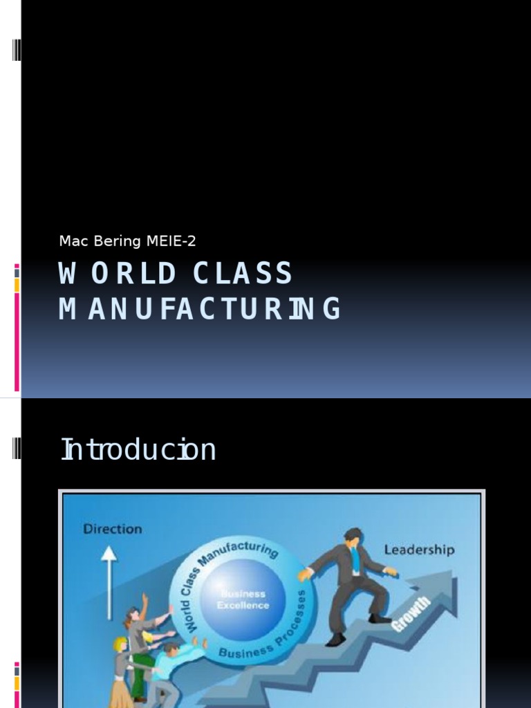 World Class Manufacturing Overview | PDF