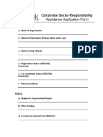 CSR Assistance Application Form