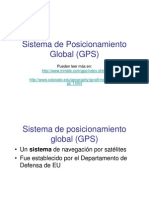 Sistema de Posicionamiento Global (Gps)