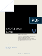 SNORT Sous Linux- Lasfar Salim
