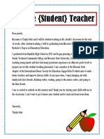 Parent Letter