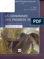 La Grammaire Des Premiers Temps V1