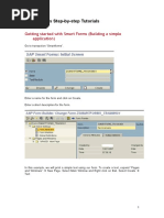 Smart Forms Step by Step Tutorials