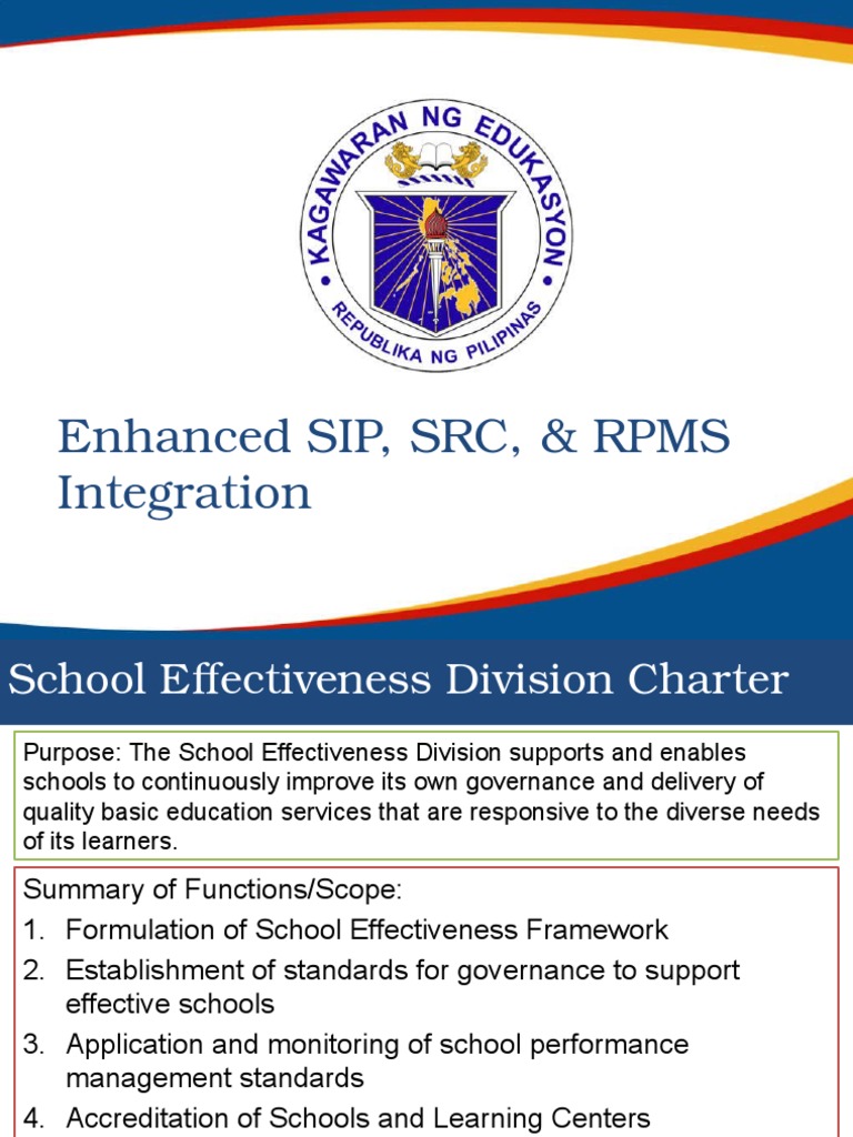 Enhanced SIP and School Report Card Guide | PDF | Fiscal Year | Governance