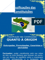 Classificações Das Constituições