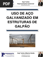 Uso de Aço Galvanizado Em Estruturas de Galpão
