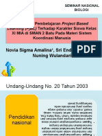 Seminar Nasional Biologi