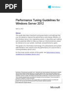 Performance Tuning Guidelines Windows Server 2012