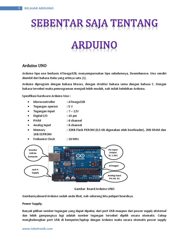 Panduan Lengkap Arduino UNO | PDF