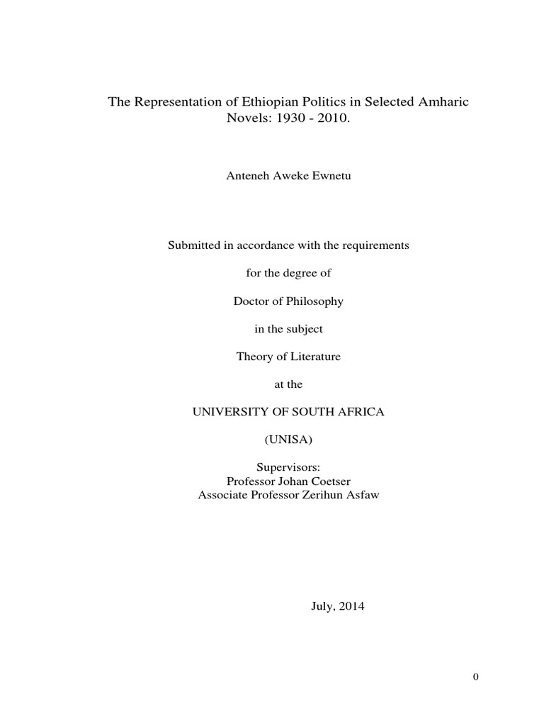 Ethiopian culture essay image