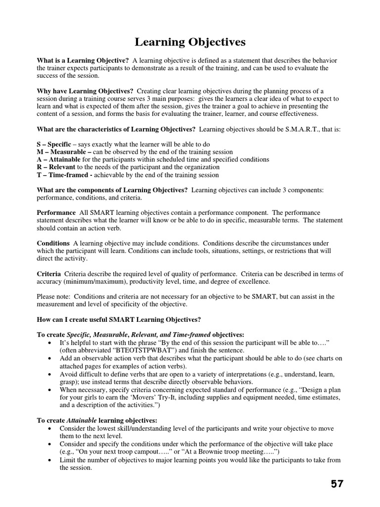 SMART Learning Objectives.pdf | Goal | Neuropsychological Assessment