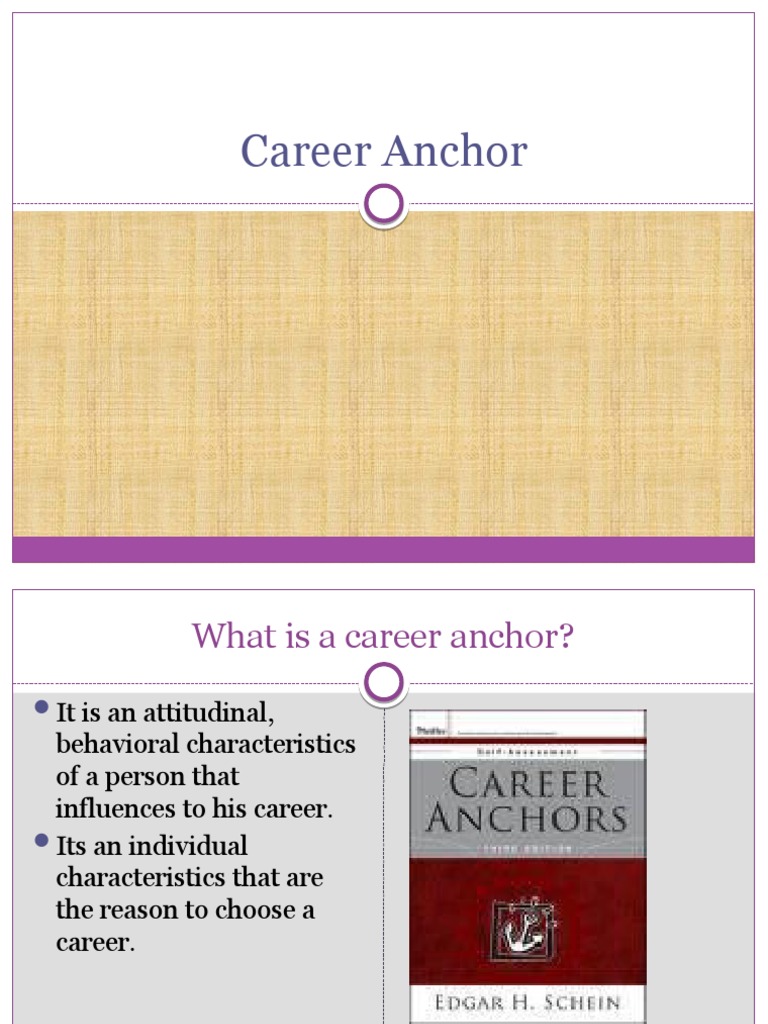 Career Anchors