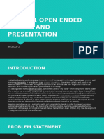 Environment Open Ended Presentation