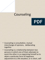 Counseling