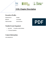 ASME UOL Chapter Description: Executives Profile
