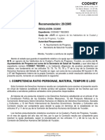 Recomendacion Derechos Humanos 2005 29