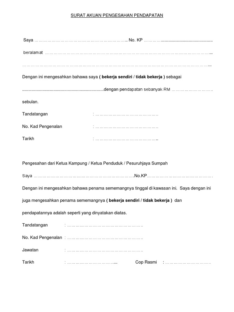 Contoh Surat Pengesahan Minta Menrgerjakan Umrah