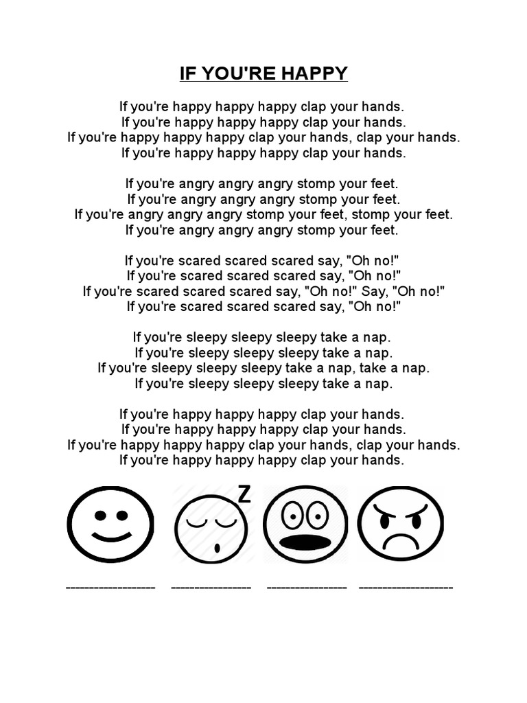 If you are happy clap your hands deals
