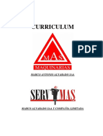 Curriculum Masmaq - Servimas Ltda