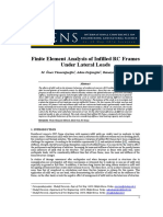 Finite Element Analysis of Infilled RC Frames Under Lateral Loads