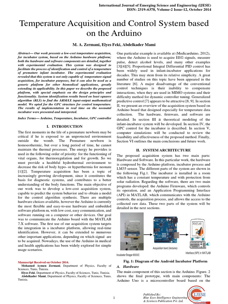 Arduino-Based Temperature Control System | PDF | Control Theory ...
