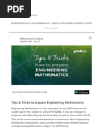 Tips & Tricks To Prepare Engineering Mathematics