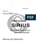Dt1580901 - Sirius - Manual k40 - r1 - Es
