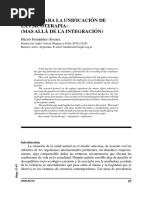 FERNANDEZ ALVAREZ - Claves para la unificación de la psicoterapia.pdf