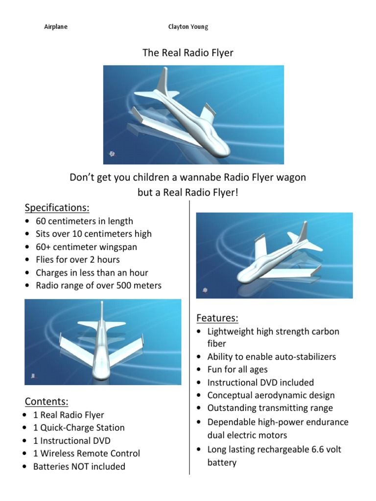 Airplane Sell Sheet | PDF