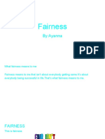 Fairness A