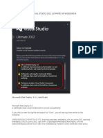 Errors Installing Visual Studio 2012 Ultimate On Windows 8