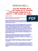 EM-La Ley Del Sentido de La Vida + EM Fusion de 9 Sentido + EM Escudo Magnetico de Nivel 2 + EM Fusion Por Agua