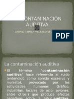 La Contaminación Auditiva