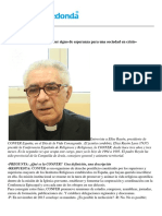 La Vida Consagrada Quiere Ser Signo de Esperanza para Una Sociedad en Crisis