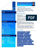 Juan Gonzalez Diseñador Gráfico - Curruculum Actualizado 2017