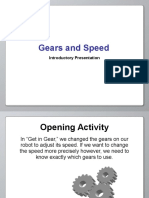 Gears and Speed: Introductory Presentation
